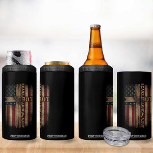 I Cant But I Know A Guy 4 in 1 Can Cooler Tumbler Funny Christian Jesus Cross TS11 Print Your Wear