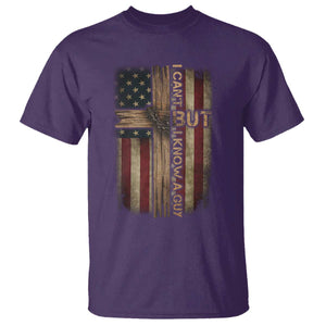 I Cant But I Know A Guy T Shirt Funny Christian Jesus Cross TS11 Purple Print Your Wear