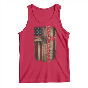 I Cant But I Know A Guy Tank Top Funny Christian Jesus Cross TS11 Red Print Your Wear
