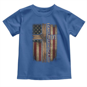 I Cant But I Know A Guy Toddler T Shirt Funny Christian Jesus Cross TS11 Royal Blue Print Your Wear