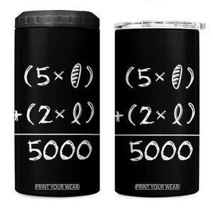 2 Fishes 5 Loaves Jesus Feeds The 5000 Christian Bible Verses 4 in 1 Can Cooler Tumbler TS11 One Size: 16 oz Black Print Your Wear