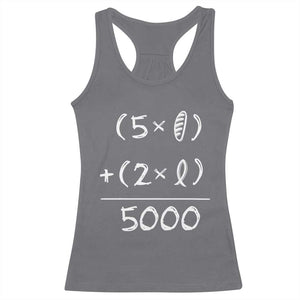 2 Fishes 5 Loaves Jesus Feeds The 5000 Christian Bible Verses Racerback Tank Top TS11 Charcoal Print Your Wear