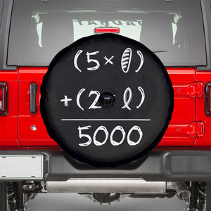 2 Fishes 5 Loaves Jesus Feeds The 5000 Christian Bible Verses Spare Tire Cover TS11 Black Print Your Wear