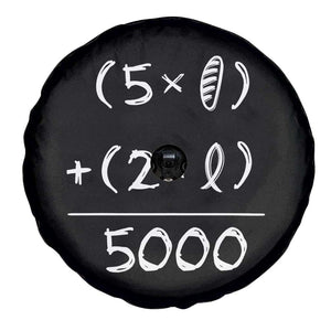 2 Fishes 5 Loaves Jesus Feeds The 5000 Christian Bible Verses Spare Tire Cover TS11 Print Your Wear