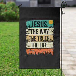 Jesus The Way The Truth The Life Garden Flag Blessed Christians TS11 Print Your Wear