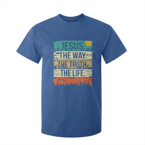 Jesus The Way The Truth The Life T Shirt For Kid Blessed Christians TS11 Royal Blue Print Your Wear
