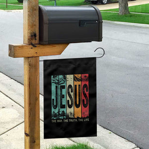 Jesus The Way The Truth The Life Garden Flag Christian Worship TS11 Print Your Wear