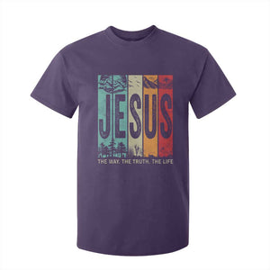 Jesus The Way The Truth The Life T Shirt For Kid Christian Worship TS11 Purple Print Your Wear