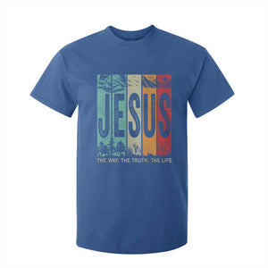 Jesus The Way The Truth The Life T Shirt For Kid Christian Worship TS11 Royal Blue Print Your Wear