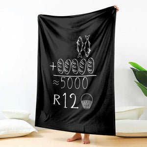 2 Fishes 5 Breads Jesus Feeds The 5000 Christian Bible Verses Throw Blanket TS11 Print Your Wear