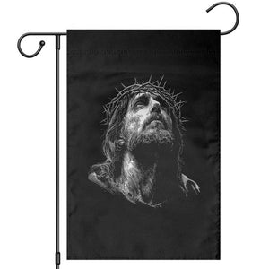 Jesus Christ Religious Christian Faith Crown Of Thorns Garden Flag TS11 Black Print Your Wear