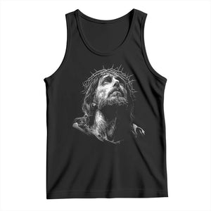 Jesus Christ Religious Christian Faith Crown Of Thorns Tank Top TS11 Black Print Your Wear