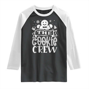 Funny The Cookie Crew Raglan Shirt Christmas Baking Team Gingerbread TS11 Black White Print Your Wear
