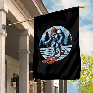 Funny Skiing Bigfoot Ski Winter Sport Yeti Snowboarder Skier Garden Flag TS11 Print Your Wear