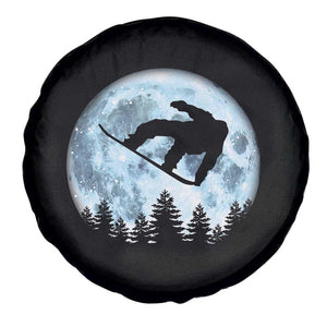 Snowboard Moon Snowboarding Winter Sports Spare Tire Cover TS11 Print Your Wear