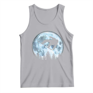 Snowboard Moon Snowboarding Winter Sports Tank Top TS11 Athletic Heather Print Your Wear