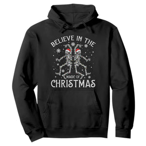 Funny Believe In The Magic Of Christmas Hoodie Xmas Skeleton TS11 Black Print Your Wear