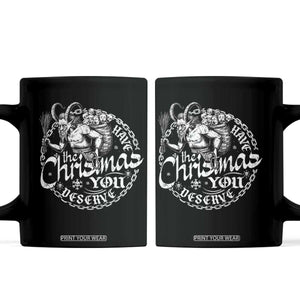 Nordic Christmas Krampus Coffee Mug Have The Christmas You Deserve Horror Xmas TS11 Black Print Your Wear