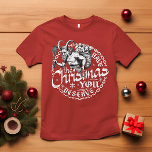 Nordic Christmas Krampus T Shirt Have The Christmas You Deserve Horror Xmas TS11 Red Print Your Wear