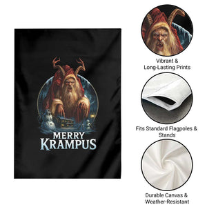 Christmas Krampus Garden Flag Merry Krampus Pagan Yule Nordic Xmas TS11 Print Your Wear