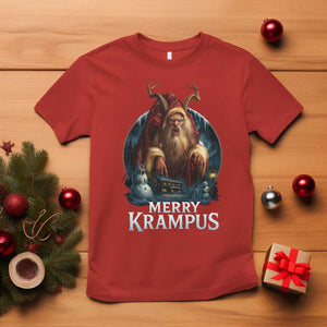 Christmas Krampus T Shirt Merry Krampus Pagan Yule Nordic Xmas TS11 Red Print Your Wear
