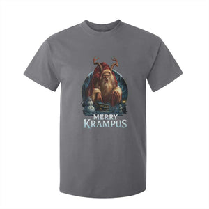 Christmas Krampus T Shirt For Kid Merry Krampus Pagan Yule Nordic Xmas TS11 Charcoal Print Your Wear