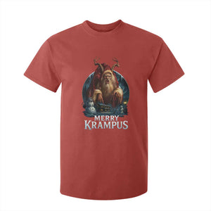 Christmas Krampus T Shirt For Kid Merry Krampus Pagan Yule Nordic Xmas TS11 Red Print Your Wear