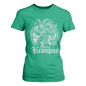 Christmas Krampus T Shirt For Women Merry Krampus Norse Pagan Yule Horror Xmas TS11 Irish Green Print Your Wear
