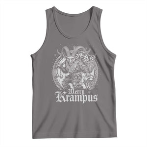 Christmas Krampus Tank Top Merry Krampus Norse Pagan Yule Horror Xmas TS11 Deep Heather Print Your Wear