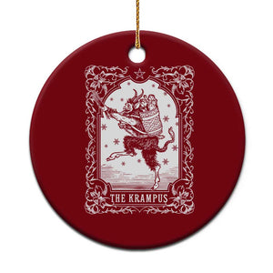 Christmas Krampus Ceramic Ornament Pagan Yule Nordic Xmas Krampus Evil Tarot Card TS11 1pc Red Print Your Wear