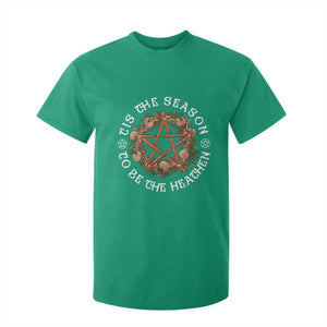 Tis The Season To Be The Heathen T Shirt For Kid Pagan Christmas Yule Holiday TS11 Irish Green Print Your Wear