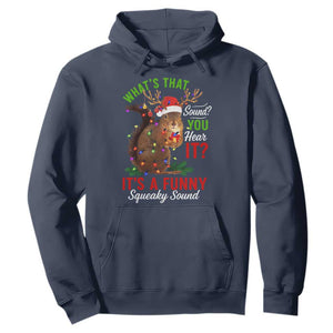 Funny Christmas Vacation Squirrel Movie Hoodie Whats That Sound You Hear It It Is A Funny Squeaky Sound TS11 Navy Print Your Wear