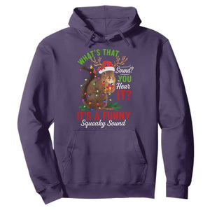 Funny Christmas Vacation Squirrel Movie Hoodie Whats That Sound You Hear It It Is A Funny Squeaky Sound TS11 Purple Print Your Wear