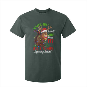 Funny Christmas Vacation Squirrel Movie T Shirt For Kid Whats That Sound You Hear It It Is A Funny Squeaky Sound TS11 Dark Forest Green Print Your Wear
