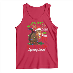 Funny Christmas Vacation Squirrel Movie Tank Top Whats That Sound You Hear It It Is A Funny Squeaky Sound TS11 Red Print Your Wear