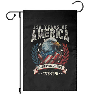 250 Years Of America Garden Flag 250th American Anniversary Independence Bald Eagle TS11 Black Print Your Wear