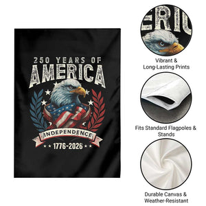 250 Years Of America Garden Flag 250th American Anniversary Independence Bald Eagle TS11 Print Your Wear