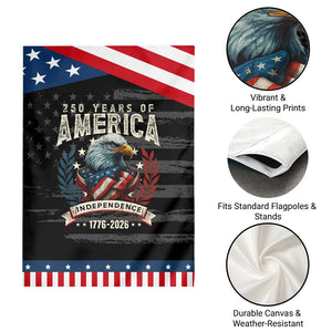 250 Years Of America Garden Flag 250th American Anniversary Independence Bald Eagle TS11 Print Your Wear