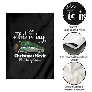 This Is My Christmas Movie Watching Garden Flag Vintage Xmas Tree Car TS11 Print Your Wear