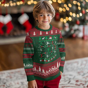 Funny Christmas Figure Ice Skating Skater Ugly Christmas Sweater TS11 Christmas Print Your Wear