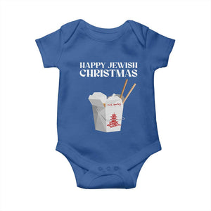 Happy Jewish Christmas Baby Onesie Chinese Noodle Asian Take Out TS11 Royal Blue Print Your Wear