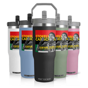 Stokely Carmichael Quote Flip Straw Tumbler Ready For The Revolution Black History Month TS11 Print Your Wear