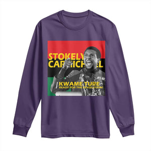 Stokely Carmichael Quote Long Sleeve Shirt Ready For The Revolution Black History Month TS11 Purple Print Your Wear