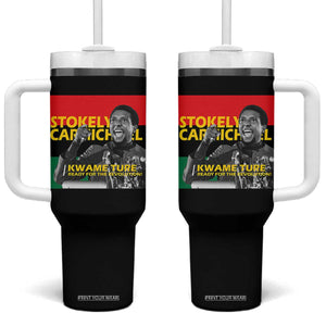 Stokely Carmichael Quote Tumbler With Handle Ready For The Revolution Black History Month TS11 One Size: 40 oz Black Print Your Wear
