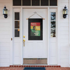Stokely Carmichael Quote Garden Flag You Can Have Injustice And Have Peace And Be Enslaved TS11 Print Your Wear