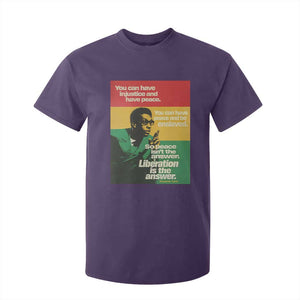 Stokely Carmichael Quote T Shirt For Kid You Can Have Injustice And Have Peace And Be Enslaved TS11 Purple Print Your Wear