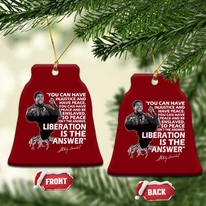 Stokely Carmichael Quote Ceramic Ornament You Can Have Injustice And Have Peace And Be Enslaved Black History Month TS11 Print Your Wear