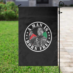 Stokely Carmichael Garden Flag A Man Is Born Free Kwame Ture Civil Rights Leader TS11 Print Your Wear