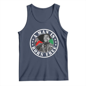 Stokely Carmichael Tank Top A Man Is Born Free Kwame Ture Civil Rights Leader TS11 Navy Print Your Wear
