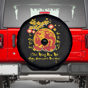 Vietnamese Lunar New Year 2026 Spare Tire Cover Chuc Mung Nam Moi Tet Holiday Horse Zodiac TS11 Black Print Your Wear